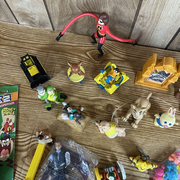 Vintage 1990's McDonalds Burger King Fast Food Toys Lot Of 30 Happy Meal Toys - Picture 8 of 16